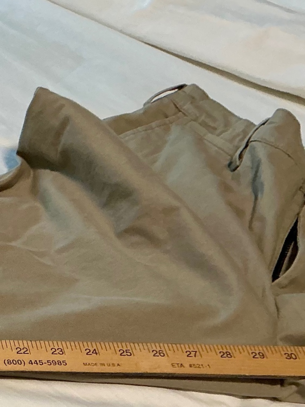Nautical Flat Front Khakis 36x30